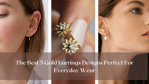 22k Plain Gold Earring JSG-2302-00196 – Jewelegance
